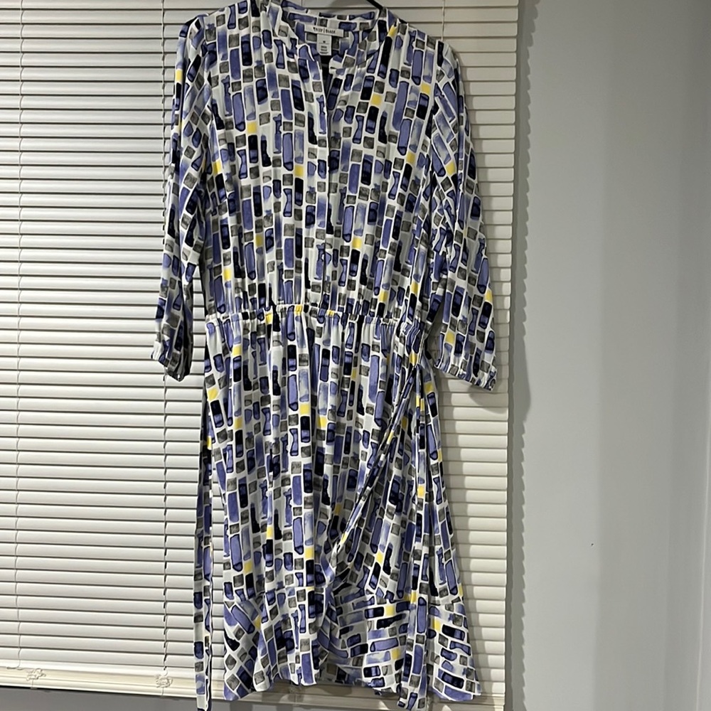 White house black market purple dress